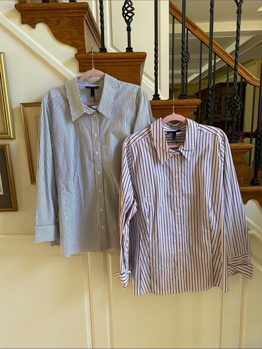 TWO!!! LANE BRYANT Hidden Button Shirt Bundle